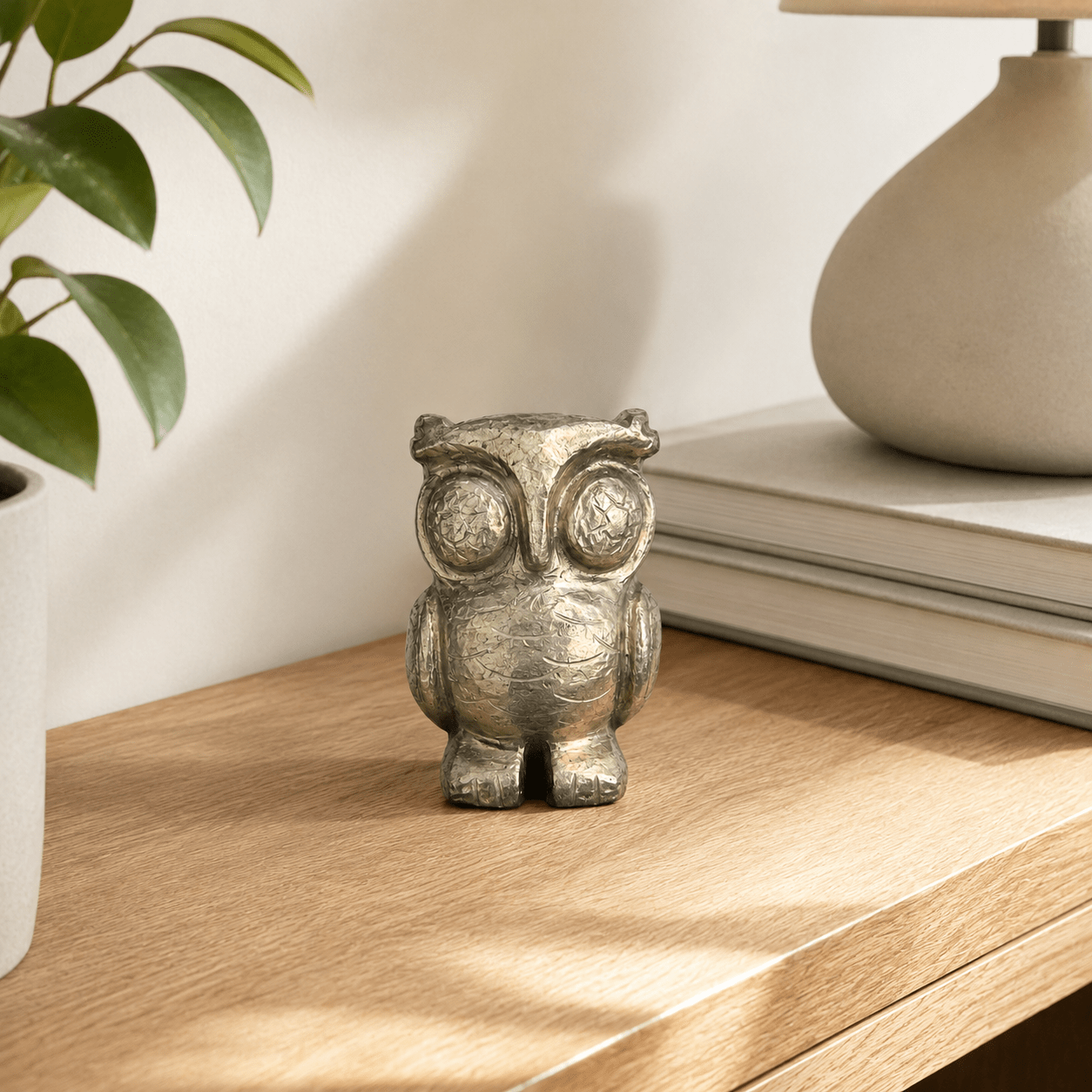 Pyrite Wisdom Owl - Auraly