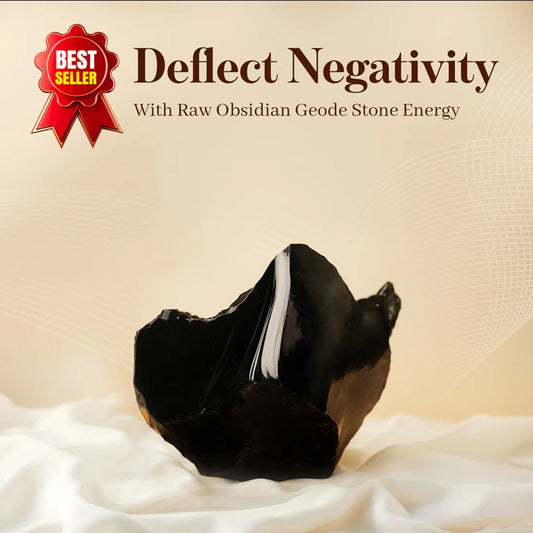 Raw Obsidian Geode Stone - Auraly