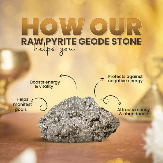 Richie Rich Geode Combo With Selenite Plate - Auraly