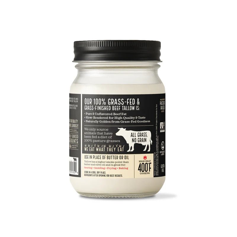 100% Grass - Fed & Finished Beef Tallow - Auraly