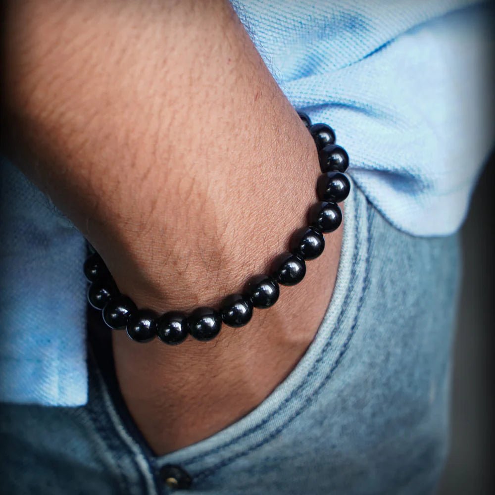 Black Obsidian Crystal Bracelet - Auraly
