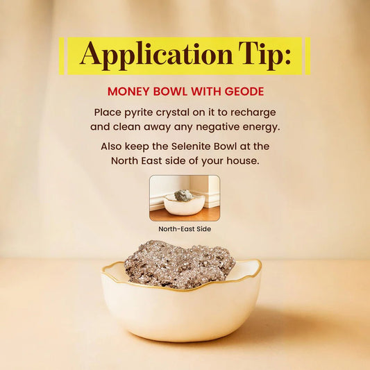 Money Bowl with Geode - Auraly