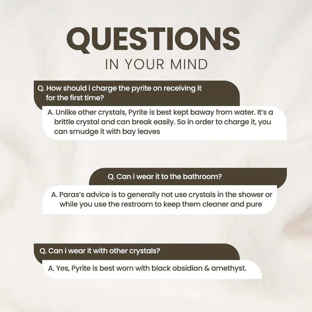 Pyrite Bracelet - Auraly