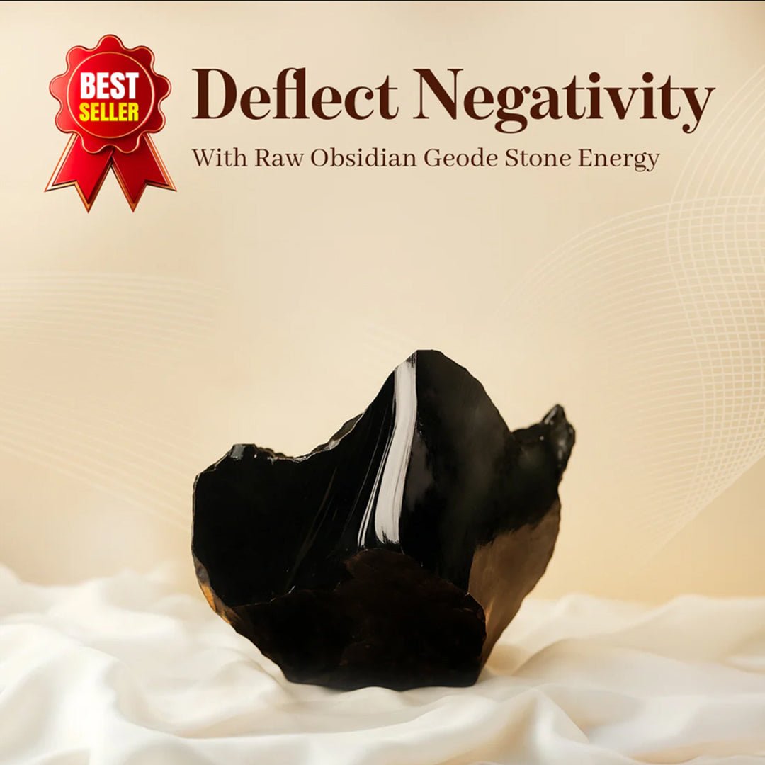 Raw Obsidian Geode Stone - Auraly