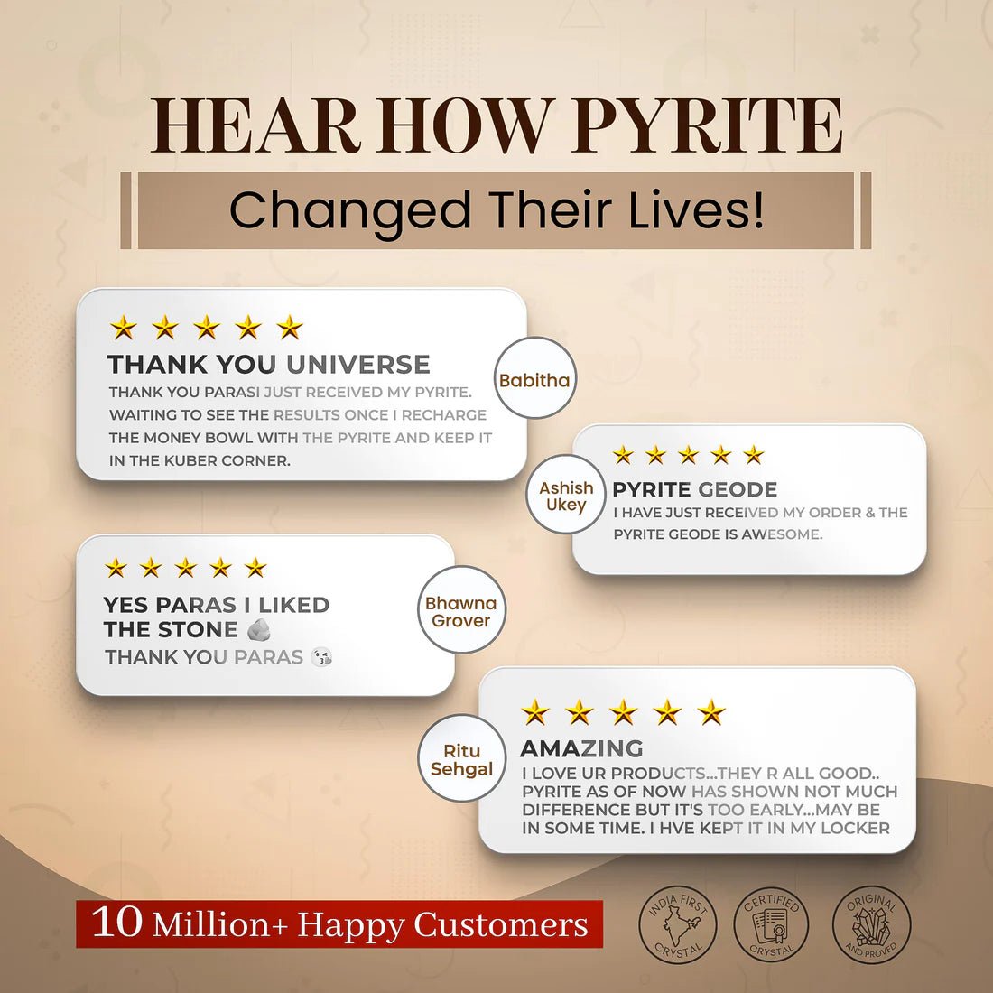 Raw Pyrite Geode Stone - Auraly